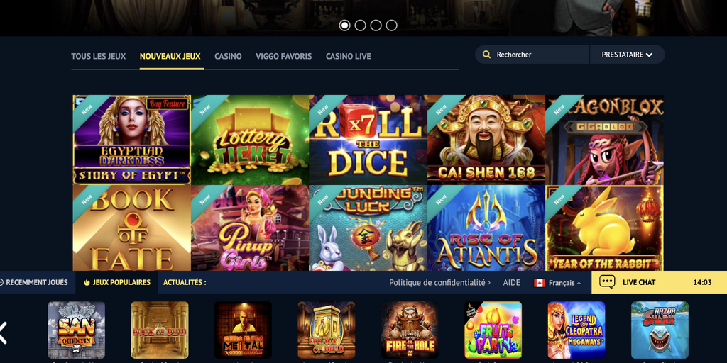Témoignage d'un établissement de jeux de machines à sous Viggo